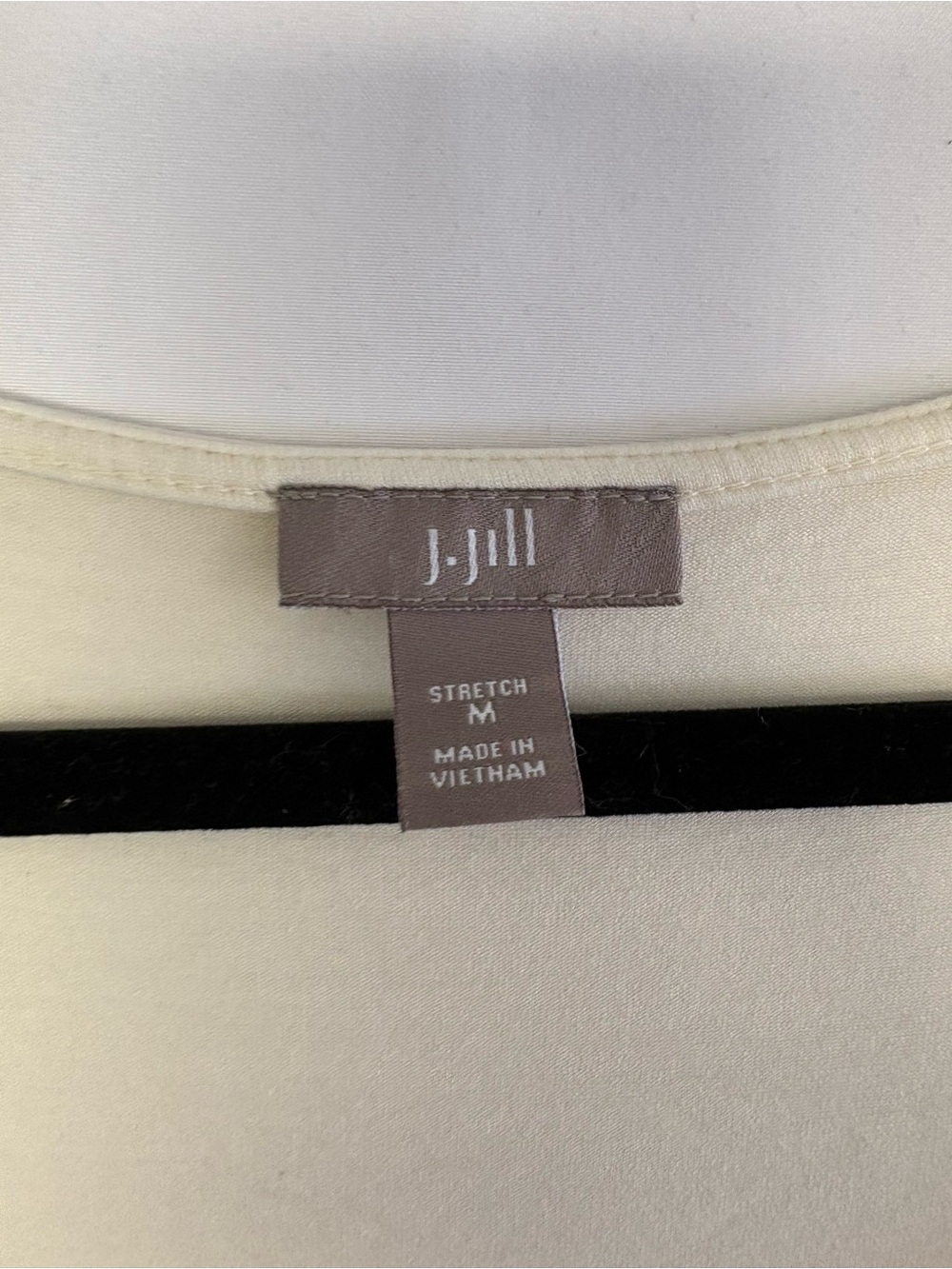 J. Jill Ivory Stretch Comfort Tank Top - Picture 5 of 8